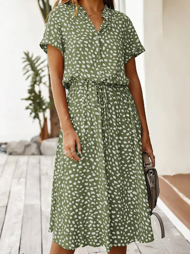 Beatrice - Classic Elegance Woman's Midi Dress