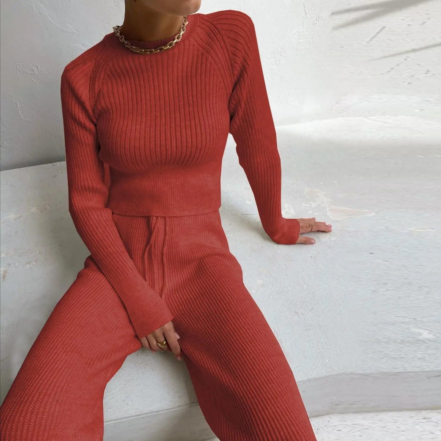 Abigail - Cozy Comfort & Chic Versatility Woman's Sweater Set Dreamardi