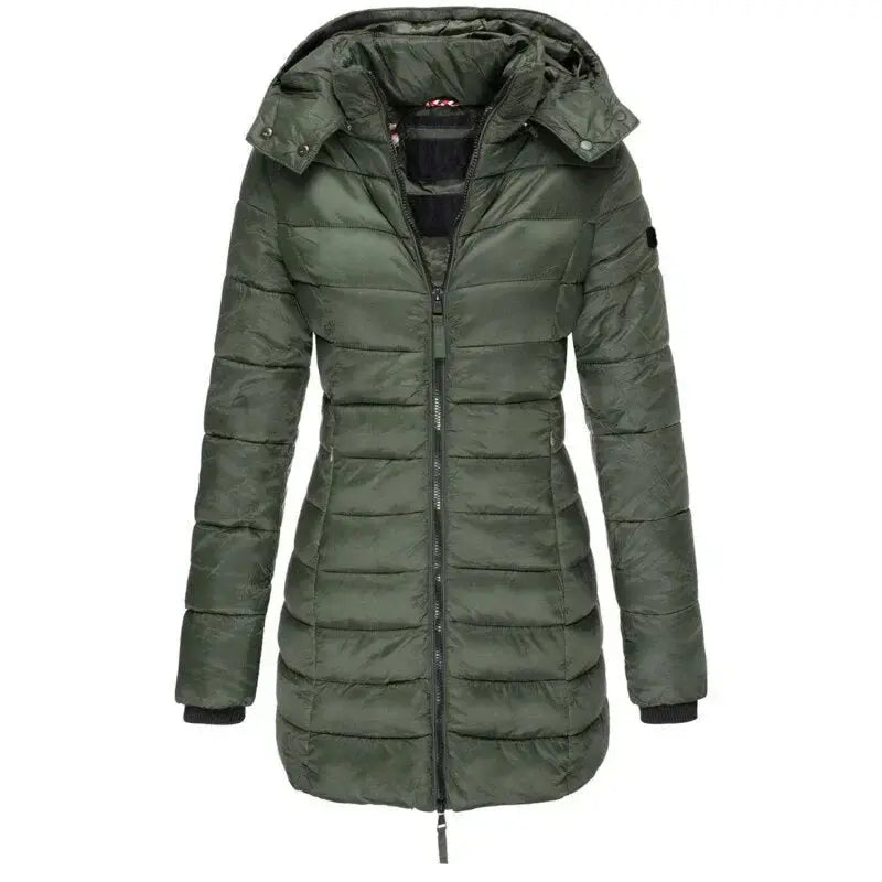 Colleen - Elegant Warmth Hooded Woman's Down Jacket Dreamardi
