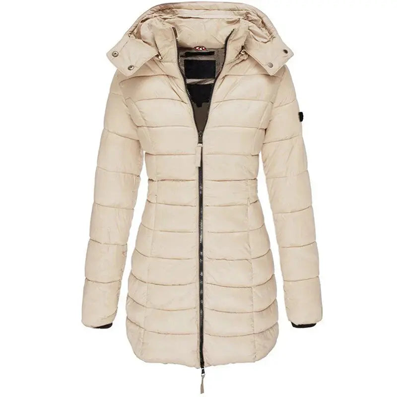 Colleen - Elegant Warmth Hooded Woman's Down Jacket Dreamardi