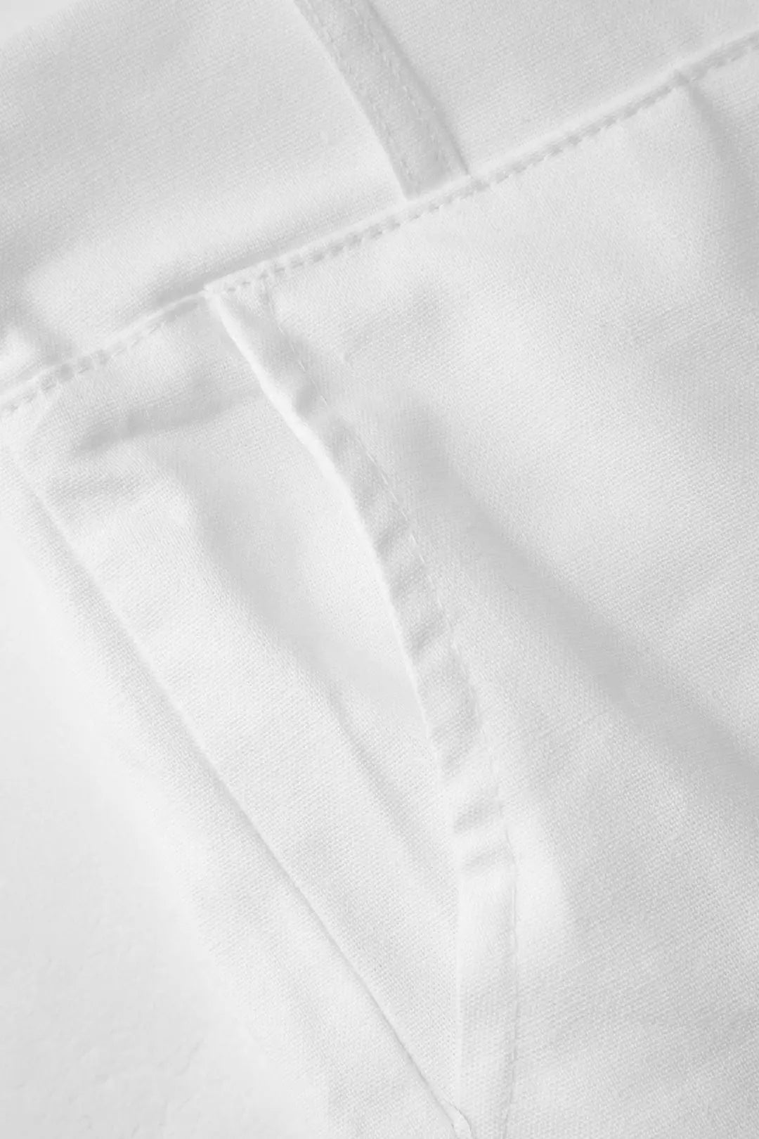 Basic Linen-Blend Straight Leg Pants Dreamardi