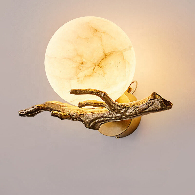 TwigLight - Modern Marble Accent Wall Lamp