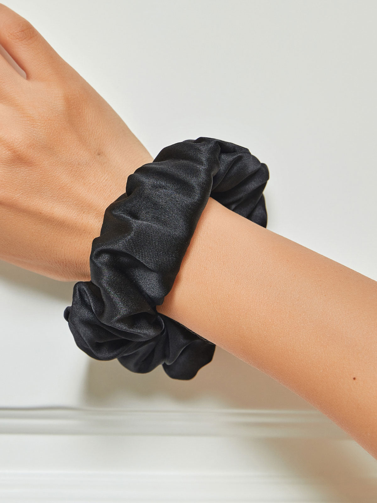 Zijden Midnight Scrunchies - 3,5 cm Dreamardi