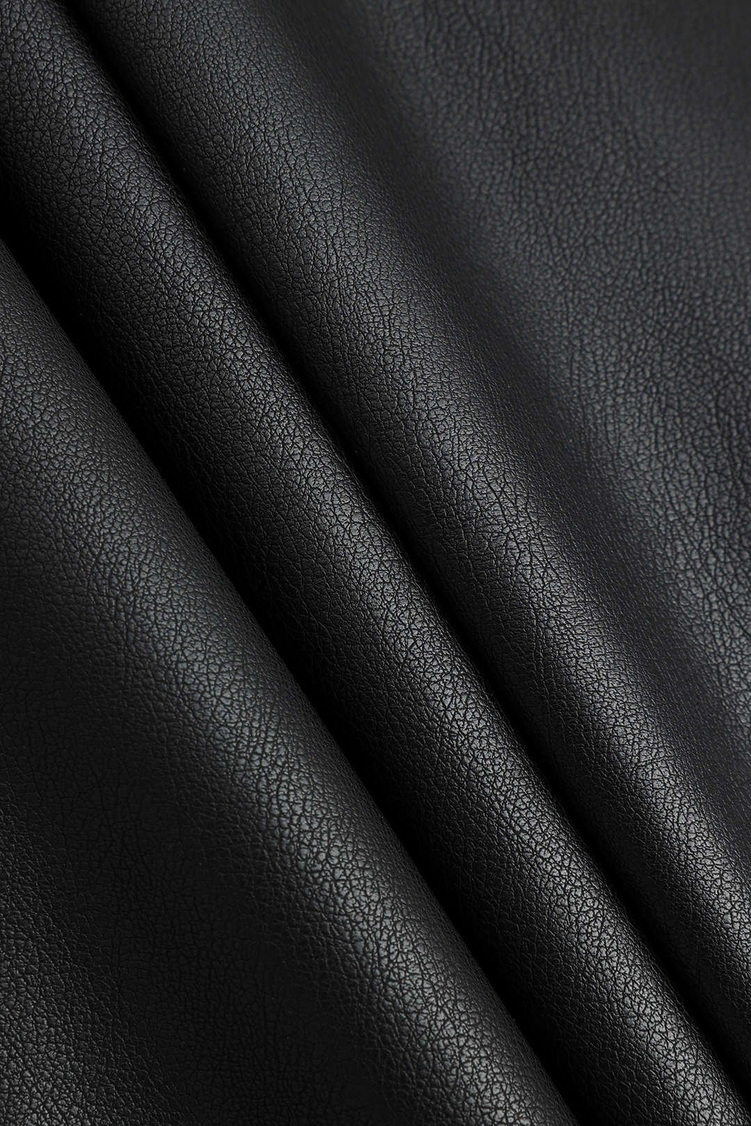 Faux Leather Button Pocket Wide Leg Trousers Dreamardi