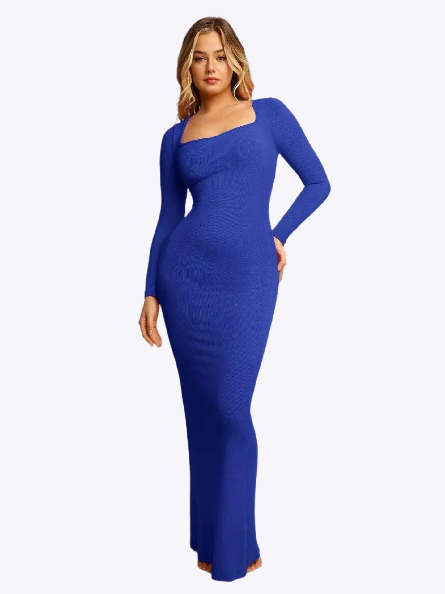 Long Sleeve Shapewear Jurk voor Volledige Ondersteuning Dreamardi