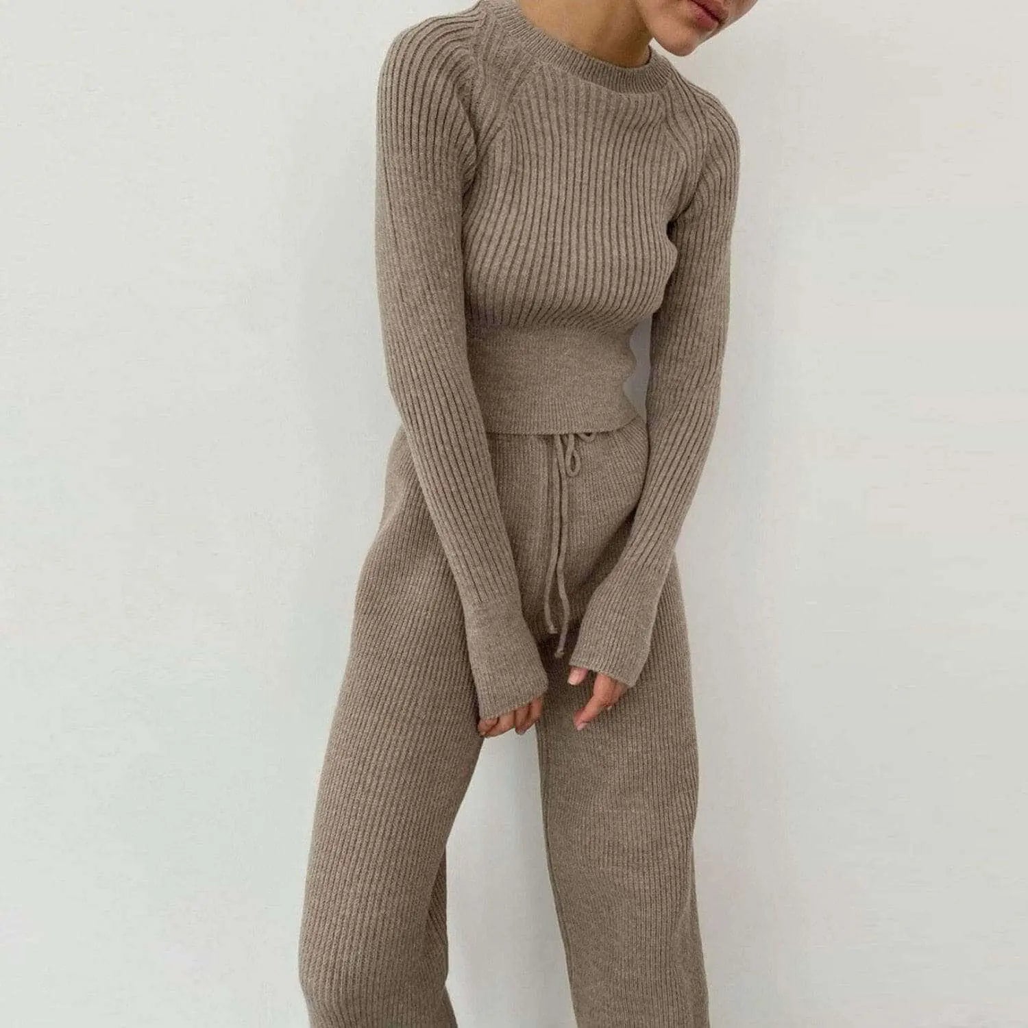 Abigail - Cozy Comfort & Chic Versatility Woman's Sweater Set Dreamardi