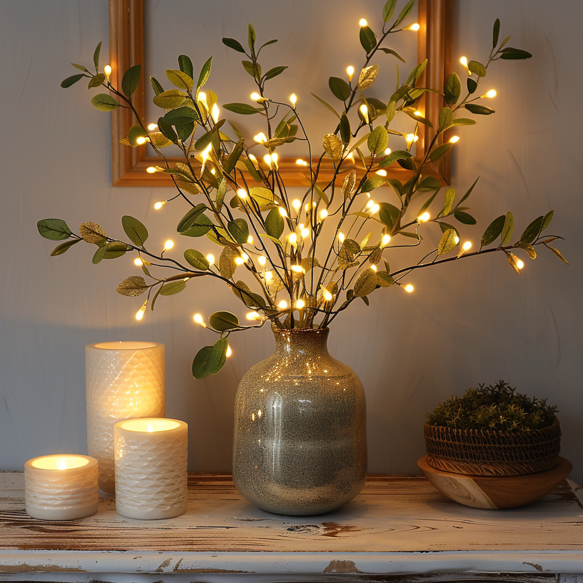 GlowVase - Enchanting Fairy Glow Table Lamp