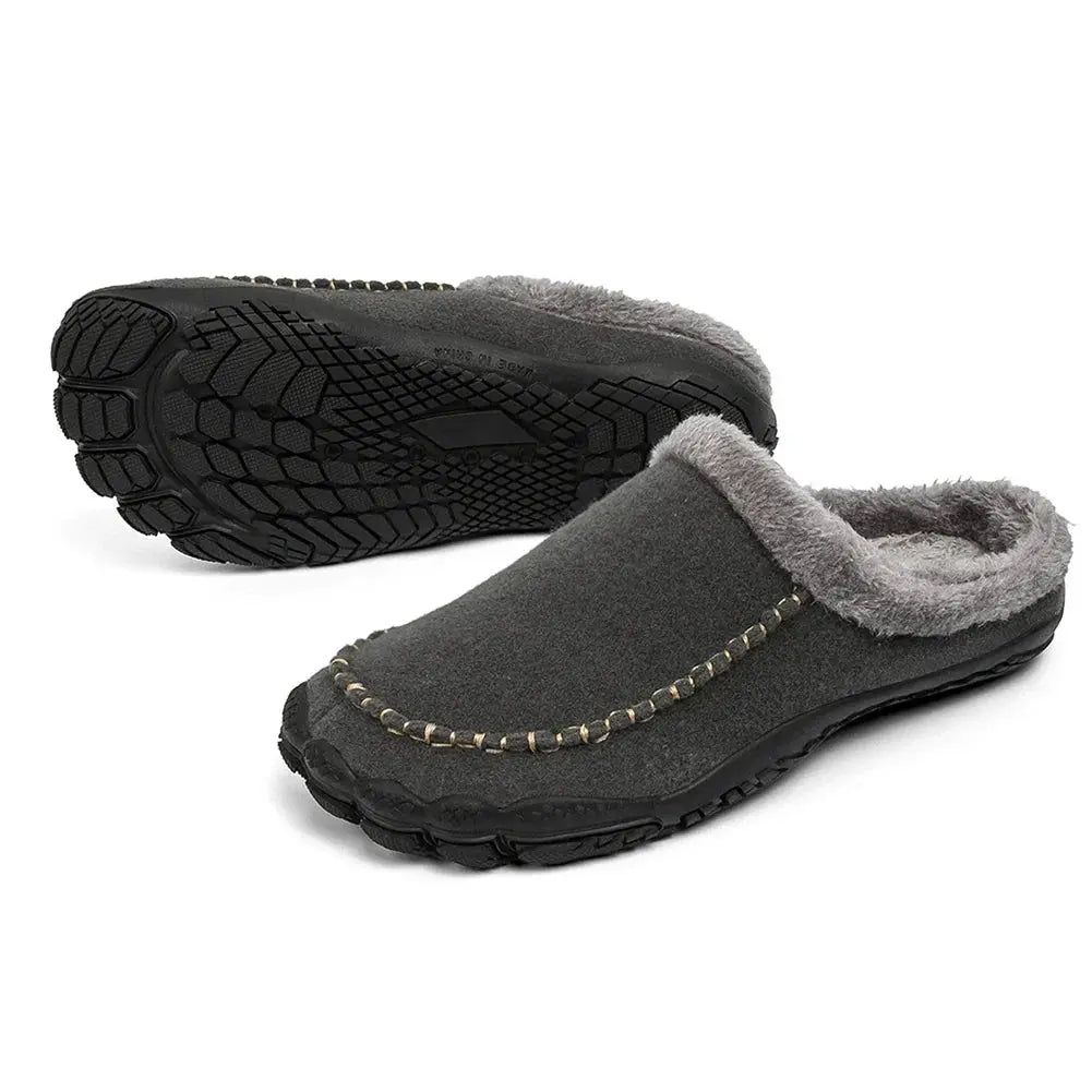 FuzzyWalk - Barefoot Warmth for Winter Unisex Orthopedic Slippers Dreamardi