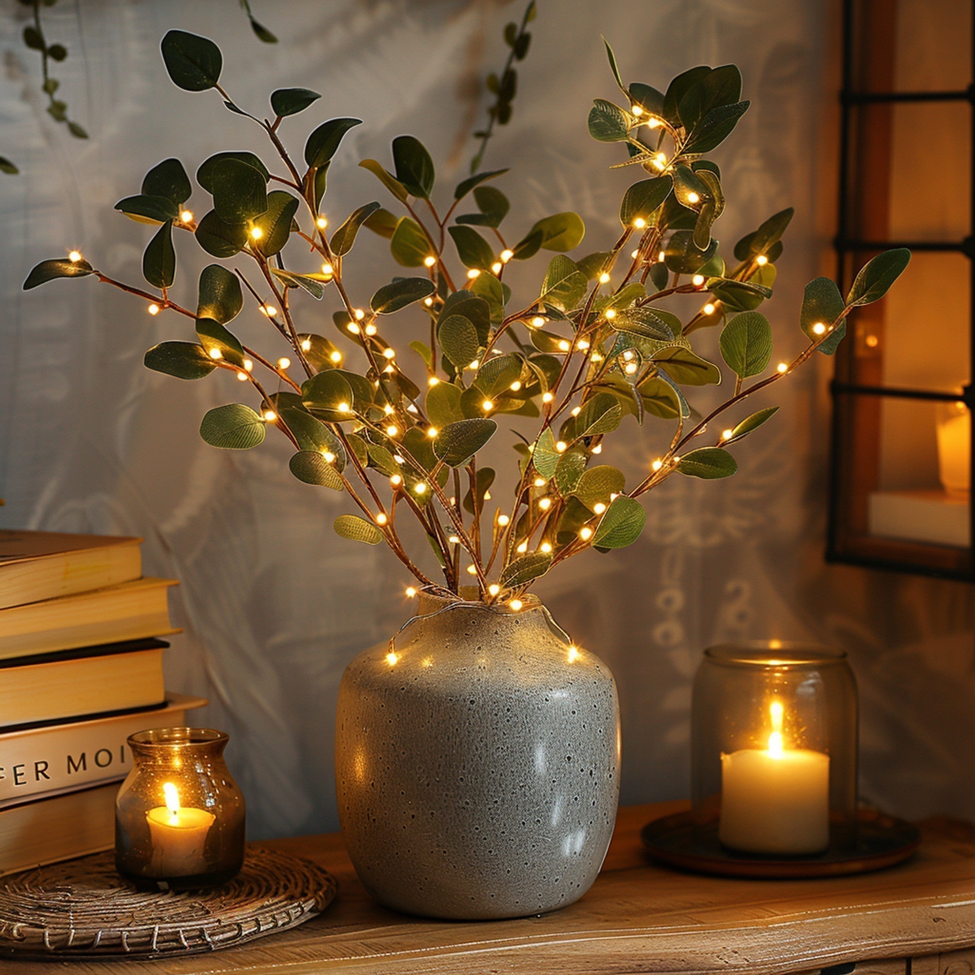 GlowVase - Enchanting Fairy Glow Table Lamp