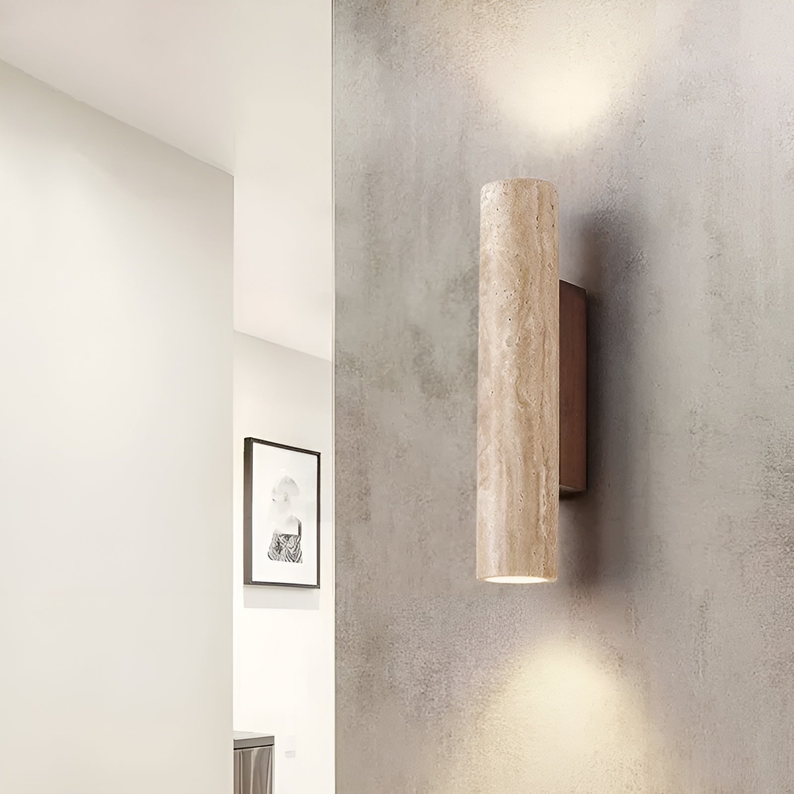 LuxeGlow - Timeless Wabi Sabi Glow Wall Lamp