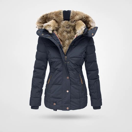 Cecilie - Warmer Mantel mit Kapuze Dreamardi