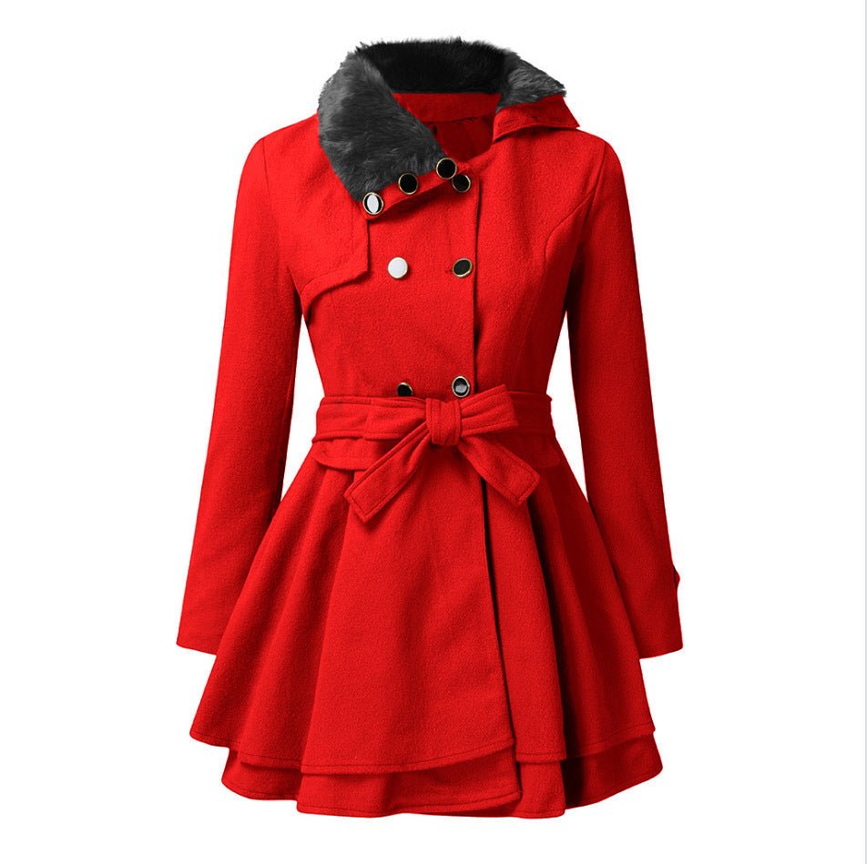 Emma - Elegante Jacke mit Kunstfellkragen Dreamardi