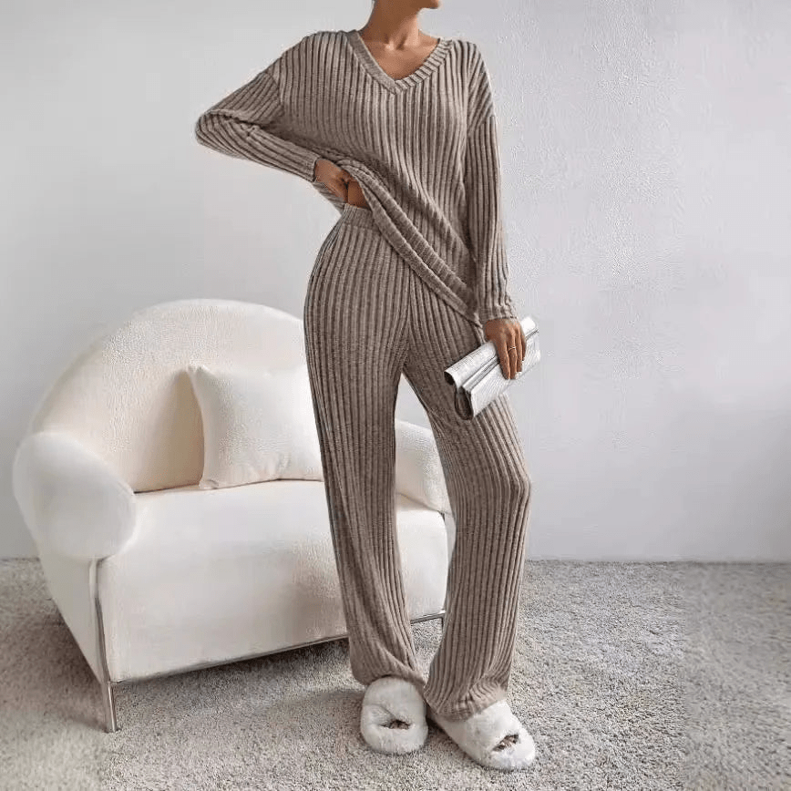 Evangeline - 2-Teiliges Lounge-Set - Rippmuster Dreamardi