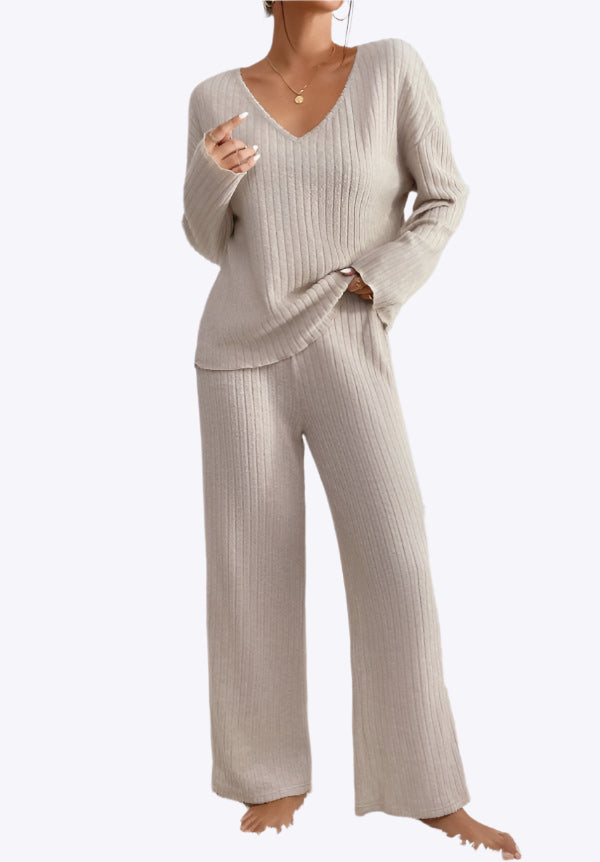 Evangeline - 2-Teiliges Lounge-Set - Rippmuster Dreamardi