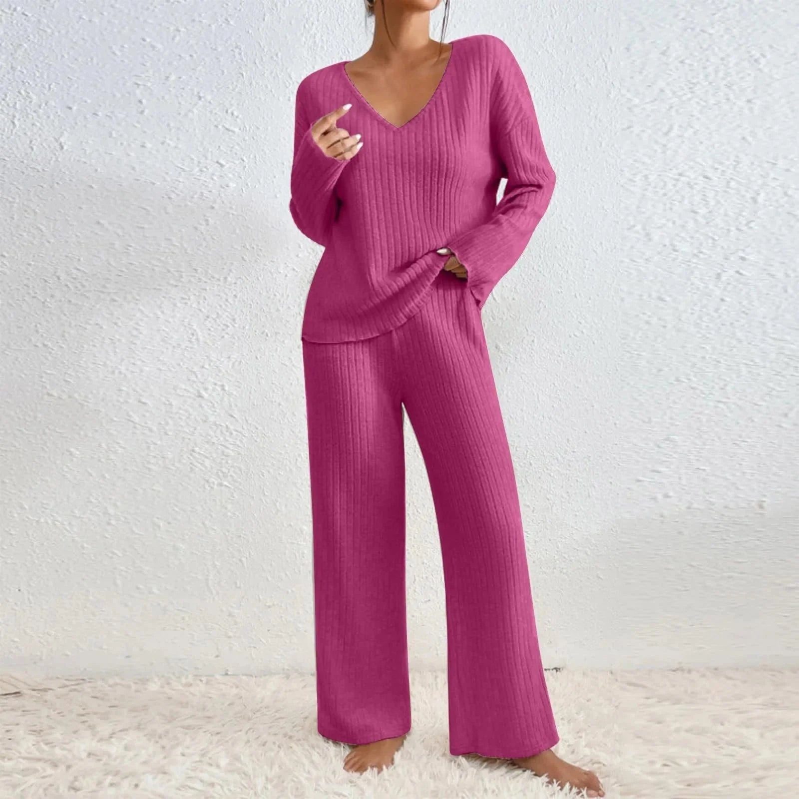 Evangeline - 2-Teiliges Lounge-Set - Rippmuster Dreamardi