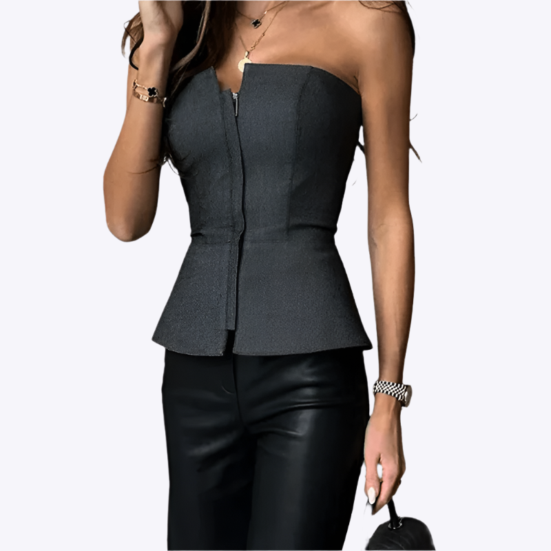 Geneva - Schößchen-Top - Körperformende Passform Dreamardi