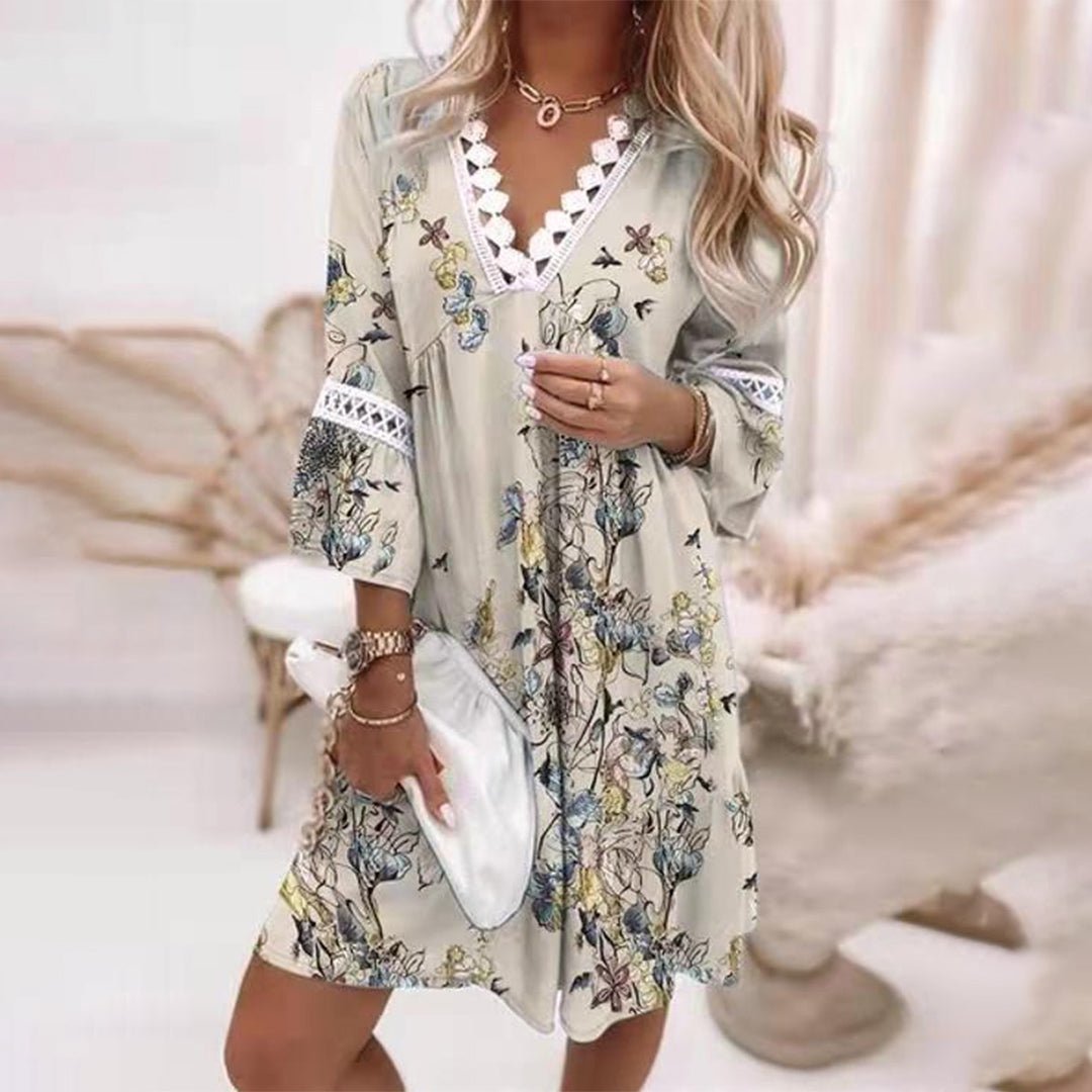 Wisteria - Classic Printed Woman's Dress