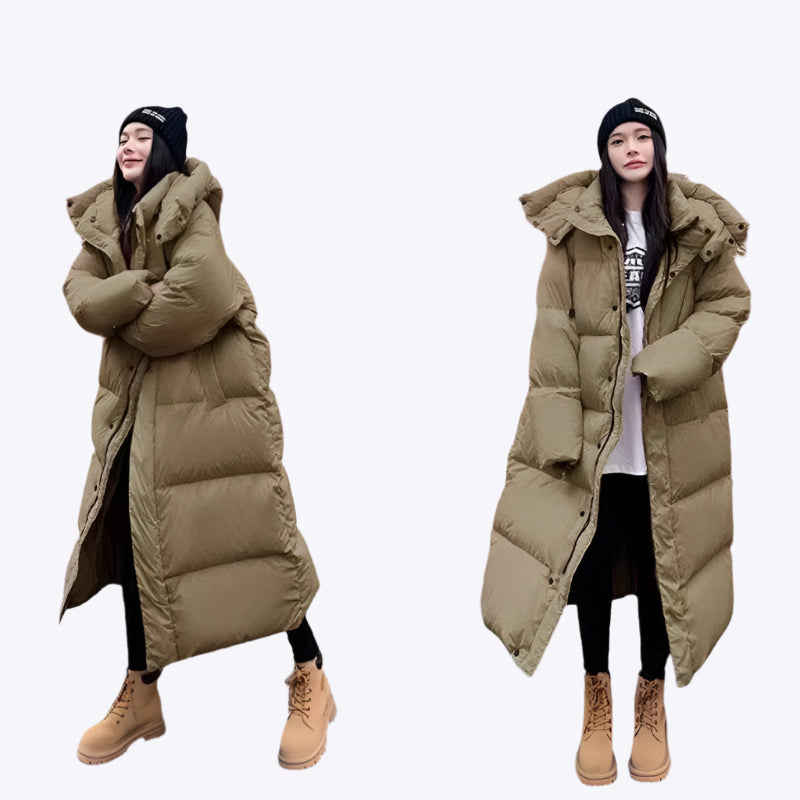 Sareena - Lange jacke - Stil mit Kapuze Dreamardi