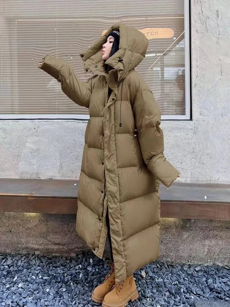 Sareena - Lange jacke - Stil mit Kapuze Dreamardi