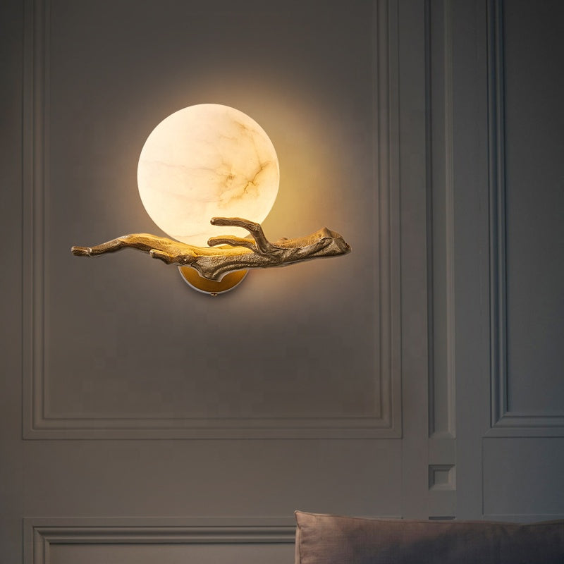 TwigLight - Modern Marble Accent Wall Lamp