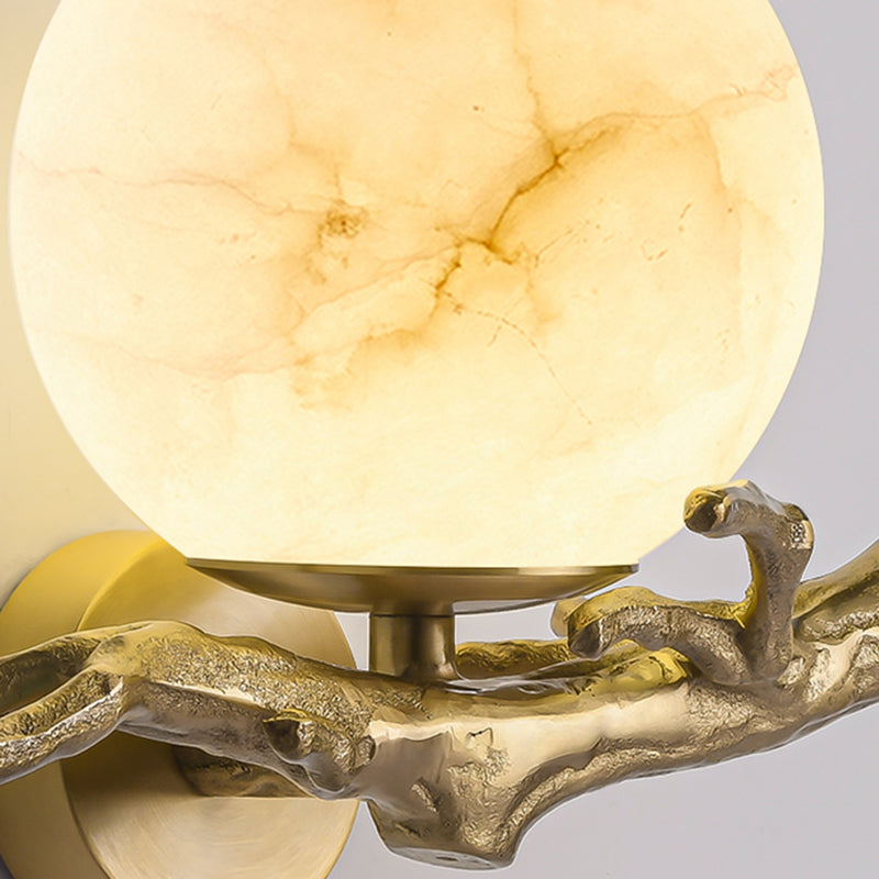 TwigLight - Modern Marble Accent Wall Lamp