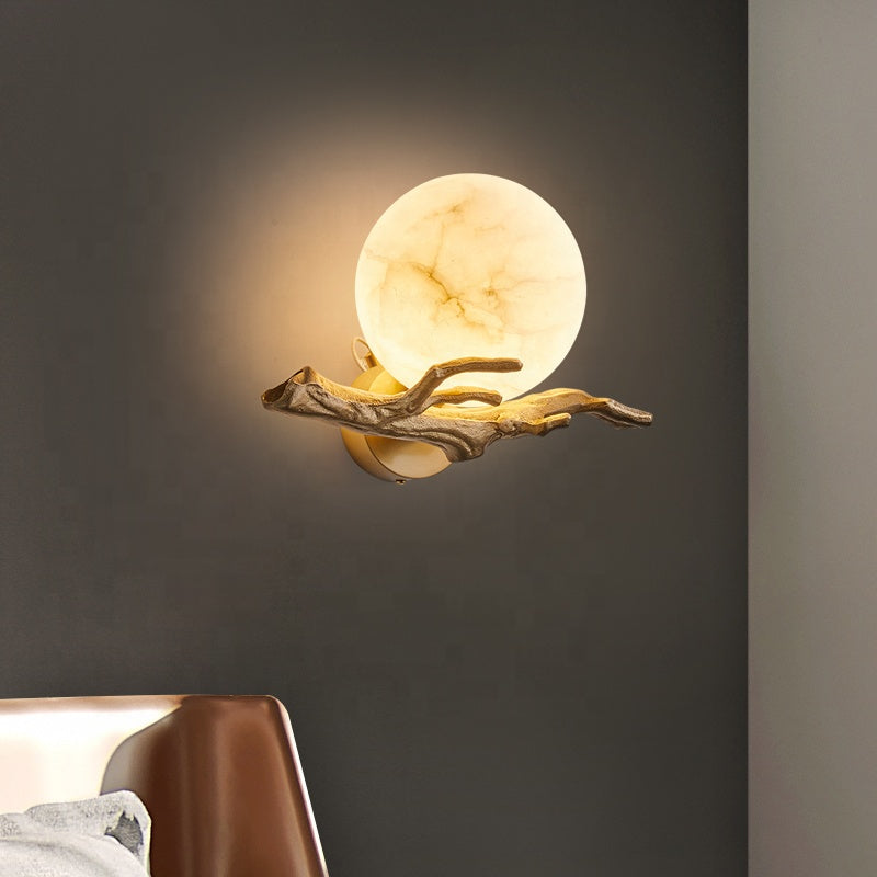 TwigLight - Modern Marble Accent Wall Lamp